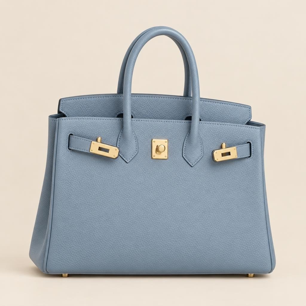 Sac à main Signature Bleu Ciel